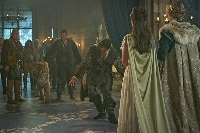 Le roi et la reine de France accueillent le pirate Martin de Lambert